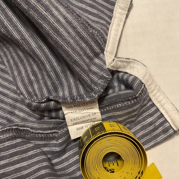 Johnnie O Hangin’ Out Men’s Pullover Gray Striped Quarter Zip - Picture 11 of 11